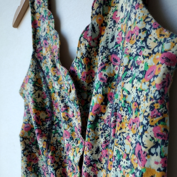 Urban Outfitters | Kimchi Blue Floral Prairie Scallop Tank Top | Small - Picture 5 of 6